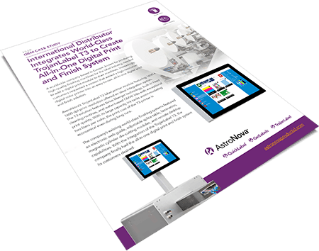 International Distributor Integrates World-Class TrojanLabel T3 to Create All-in-One Digital Print and Finish System