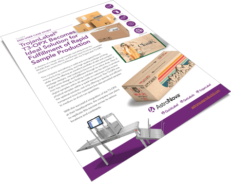TrojanLabel® T3-OPX Becomes Ideal Solution for Fulfillment of Rapid Sample Production