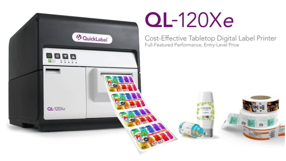 QL-120XE 在喷墨亮面合成纸上墨水附着力好的原因